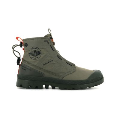 Palladium Pampa Travel Lite Dusky Green - Grønn - Joggesko