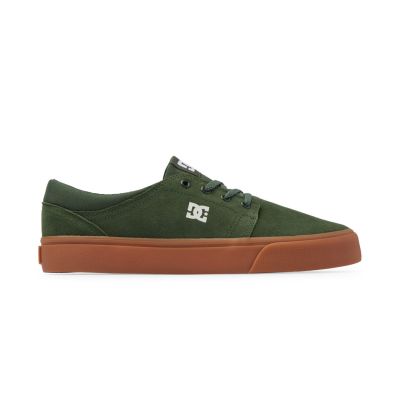 DC Shoes Trase Suede Green Gum - Grønn - Joggesko