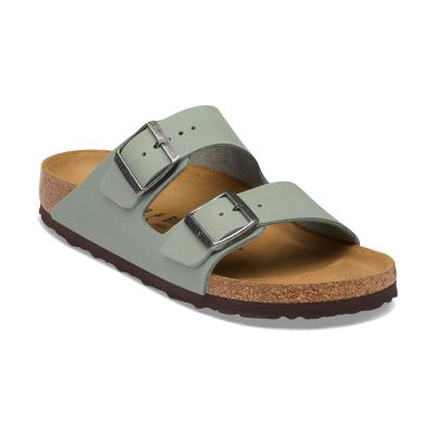 Birkenstock Arizona Oiled Leather Regular Fit Pure Sage - Grå - Sandaler Birkenstock Arizona Oiled Leather Regular Fit Pure Sage - Grå - Sandaler