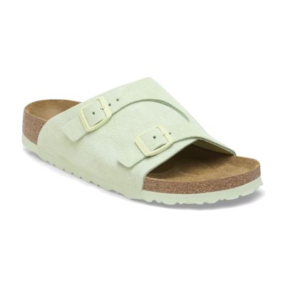 Birkenstock Zürich Suede Leather Narrow Fit Green - Grønn - Sandaler Birkenstock Zürich Suede Leather Narrow Fit Green - Grønn - Sandaler