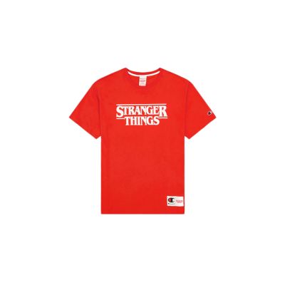 Champion x Stranger Things Men´s T-Shirt - rød - Hettegenser