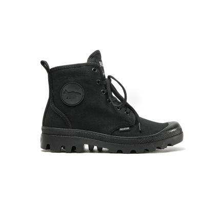 Palladium Pallabrousse x Kitsune - Svart - Joggesko