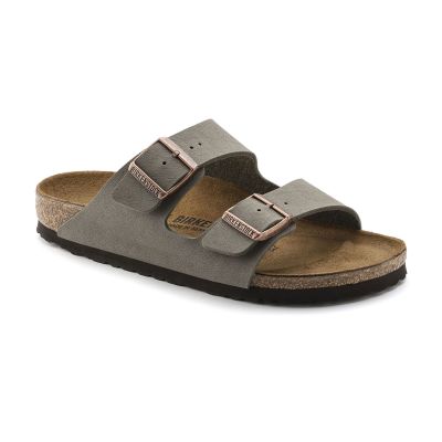 Birkenstock Arizona BF Nubuck Stone Regular Fit - Grå - Sandaler Birkenstock Arizona BF Nubuck Stone Regular Fit - Grå - Sandaler