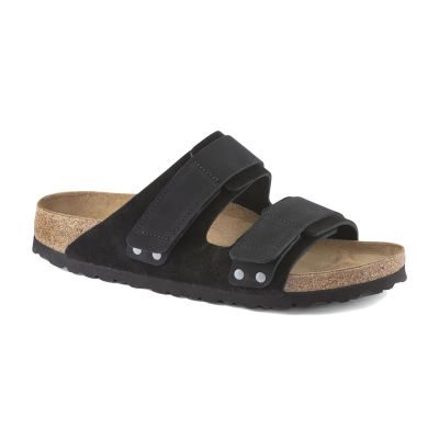 Birkenstock Uji Nubuck Leather Regular Fit Black - Svart - Sandaler Birkenstock Uji Nubuck Leather Regular Fit Black - Svart - Sandaler