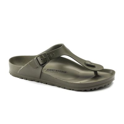 Birkenstock Gizeh EVA Khaki Regular Fit - Grønn - Sandaler Birkenstock Gizeh EVA Khaki Regular Fit - Grønn - Sandaler