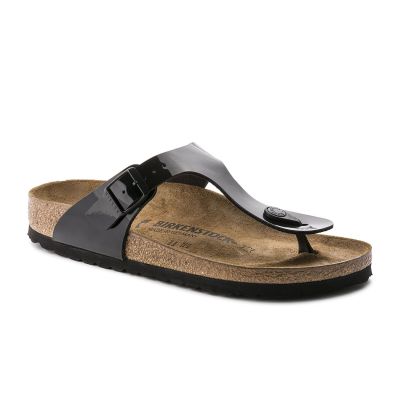 Birkenstock Gizeh BF Patent Black Regular Fit - Svart - Sandaler Birkenstock Gizeh BF Patent Black Regular Fit - Svart - Sandaler