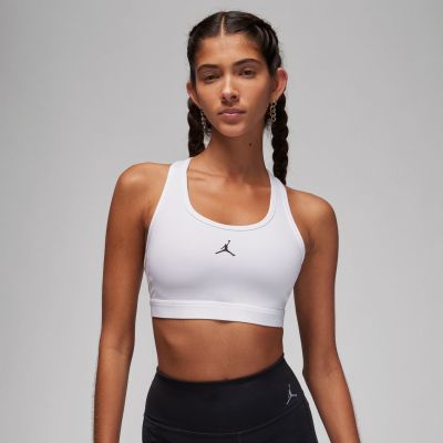 Nike Jordan Sport Women's Medium-Support Padded Jumpman Bra White - Hvit - BH Nike Jordan Sport Women's Medium-Support Padded Jumpman Bra White - Hvit - BH