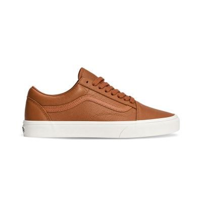 Vans Old Skool LTHR RUST GLAZED GINGER - Brun - Joggesko Vans Old Skool LTHR RUST GLAZED GINGER - Brun - Joggesko