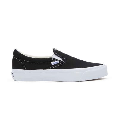 Vans Slip-On Reissue 98 LX Black/White - Svart - Joggesko Vans Slip-On Reissue 98 LX Black/White - Svart - Joggesko