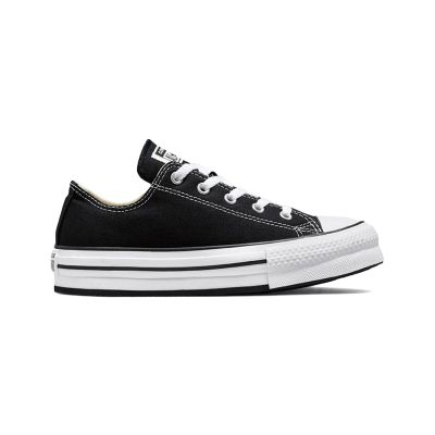 Converse Chuck Taylor All Star Lift Platform Low Top Big Kids - Svart - Joggesko