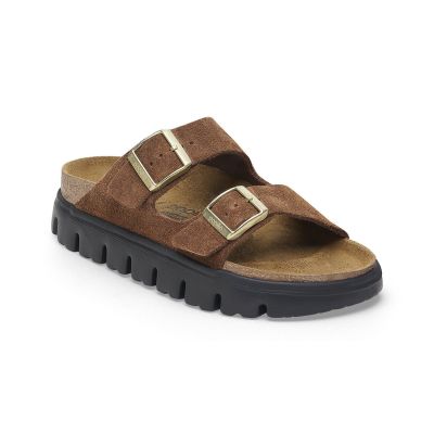 Birkenstock Arizona Chunky Suede Leather Narrow Fit Brown - Brun - Sandaler Birkenstock Arizona Chunky Suede Leather Narrow Fit Brown - Brun - Sandaler