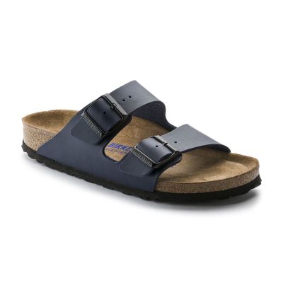 Birkenstock Arizona Soft Footbed Birko-Flor Narrow Fit Blue - Blå - Sandaler Birkenstock Arizona Soft Footbed Birko-Flor Narrow Fit Blue - Blå - Sandaler