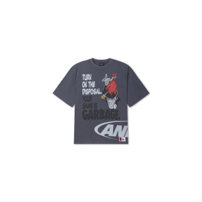 AND1 Logo Game Is Garbage Trash Talk T-Shirt Blue - Blå - Kortermet T-skjorte AND1 Logo Game Is Garbage Trash Talk T-Shirt Blue - Blå - Kortermet T-skjorte