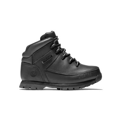 Timberland Euro Sprint Full-Grain Mid Hiker - Svart - Joggesko Timberland Euro Sprint Full-Grain Mid Hiker - Svart - Joggesko