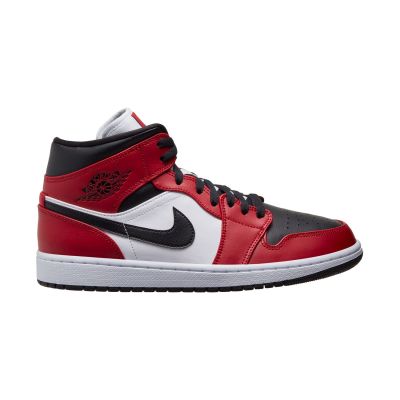 Air Jordan 1 Mid "Chicago Black Toe" - Svart - Joggesko Air Jordan 1 Mid "Chicago Black Toe" - Svart - Joggesko