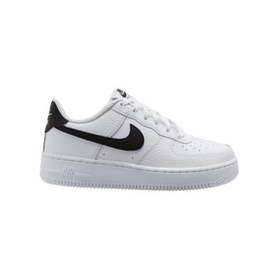 Nike Air Force 1 "White Black" (GS) - Hvit - Joggesko