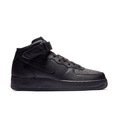 Nike Air Force 1 Mid '07 "Triple Black" - Svart - Joggesko