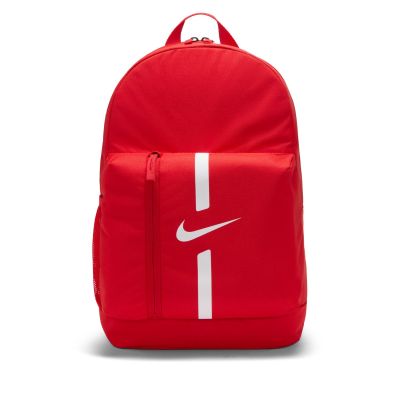 Nike Academy Team Kids' Soccer Backpack (22L) University Red - rød - Ryggsekk