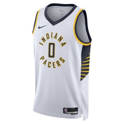 Nike Dri-FIT NBA Indiana Pacers Tyrese Haliburton Association Edition Swingman Jersey - Hvit - Jersey Nike Dri-FIT NBA Indiana Pacers Tyrese Haliburton Association Edition Swingman Jersey - Hvit - Jersey
