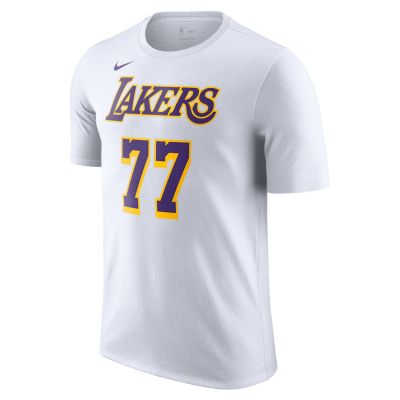 Nike NBA Los Angeles Lakers Luka Doncic Tee White - Hvit - Kortermet T-skjorte Nike NBA Los Angeles Lakers Luka Doncic Tee White - Hvit - Kortermet T-skjorte