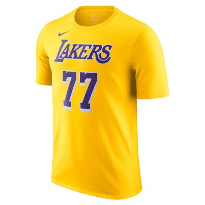 Nike NBA Luka Dončić Los Angeles Lakers Icon Edition Tee Amarillo - Gul - Kortermet T-skjorte Nike NBA Luka Dončić Los Angeles Lakers Icon Edition Tee Amarillo - Gul - Kortermet T-skjorte