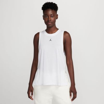 Jordan Sport Wmns Diamond Tank Top White - Hvit - Kortermet T-skjorte