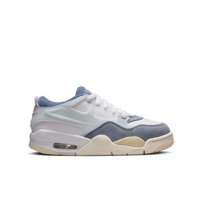 Air Jordan 4 RM "Diffused Blue Ashen Slate" (GS) - Hvit - Joggesko
