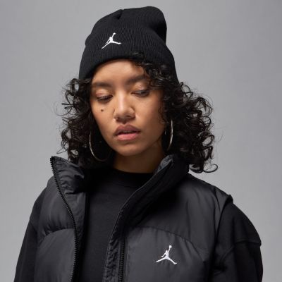 Jordan Peak Satin-Lined Beanie Black - Svart - Lokk Jordan Peak Satin-Lined Beanie Black - Svart - Lokk