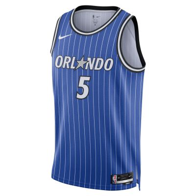Nike Dri-FIT NBA Paolo Banchero Orlando Magic Icon Edition Swingman Jersey - Blå - Jersey Nike Dri-FIT NBA Paolo Banchero Orlando Magic Icon Edition Swingman Jersey - Blå - Jersey