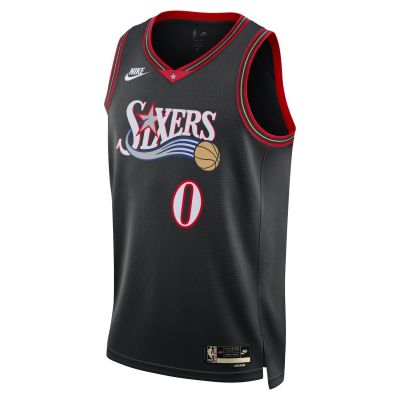 Nike Dri-FIT NBA Philadelphia 76ers 2025/26 Hardwood Classics Swingman Jersey - Svart - Jersey