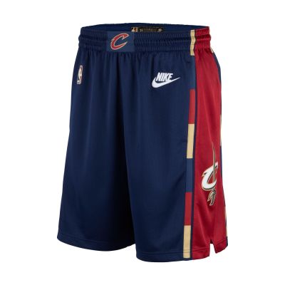 Nike Dri-FIT NBA Cleveland Cavaliers Swingman 2025/26 Hardwood Classics Shorts College Navy - Blå - Jersey