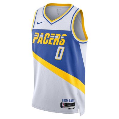 Nike Dri-FIT Indiana Pacers Tyrese Haliburton Swingman Jersey - Hvit - Jersey