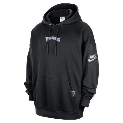 Nike Club NBA Minnesota Timberwolves 2025/26 Hardwood Classics Premium Pull-Over Hoodie - Svart - Hettegenser