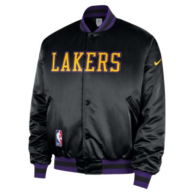 Nike NBA Los Angeles Lakers City Edition Premium Jacket - Svart - Jakke