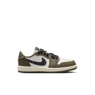Air Jordan 1 Retro Low "Medium Olive" (PS) - Brun - Joggesko Air Jordan 1 Retro Low "Medium Olive" (PS) - Brun - Joggesko