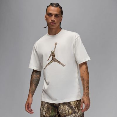 Jordan Brooklyn Realtree Jumpman Tee White - Hvit - Kortermet T-skjorte