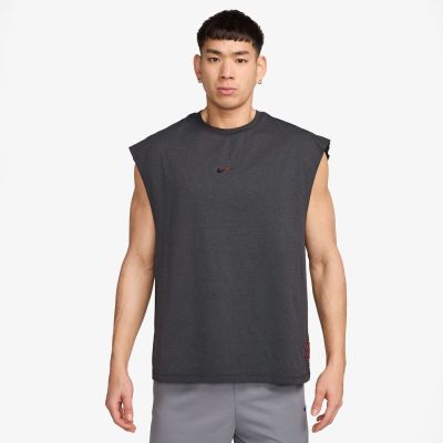 Nike Dri-FIT Sleeveless Basketball Top Anthracite - Grå - Kortermet T-skjorte