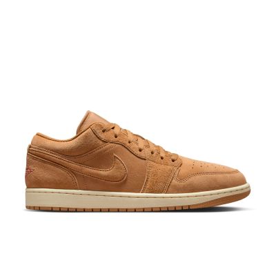 Air Jordan 1 Low SE "Flax" - Brun - Joggesko