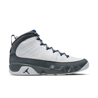 Air Jordan 9 Retro "Flint Grey and French Blue" - Grå - Joggesko Air Jordan 9 Retro "Flint Grey and French Blue" - Grå - Joggesko