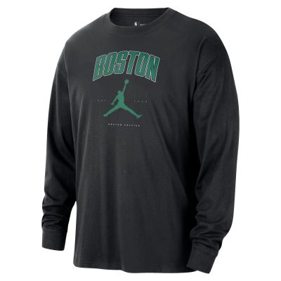 Jordan NBA Boston Celtics Essential Long-Sleeve Tee Black - Svart - Kortermet T-skjorte