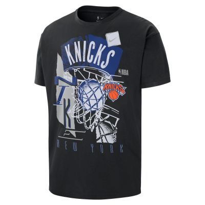Nike NBA New York Knicks Courtside Vintage Tee - Svart - Kortermet T-skjorte Nike NBA New York Knicks Courtside Vintage Tee - Svart - Kortermet T-skjorte