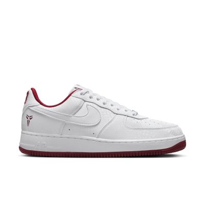 Nike Kobe Air Force 1 Low "Lower Merion High Home" - Hvit - Joggesko Nike Kobe Air Force 1 Low "Lower Merion High Home" - Hvit - Joggesko