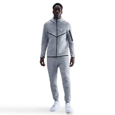 Nike Kobe Tech Fleece Full-Zip Windrunner Jacket Heather Grey - Grå - Jakke