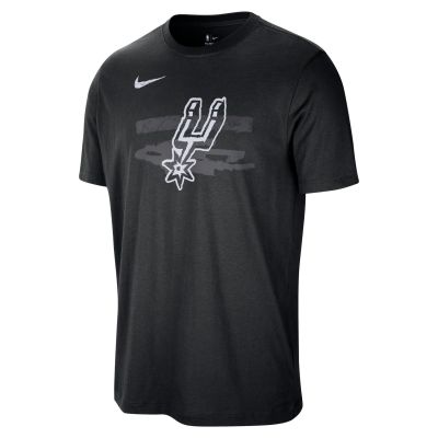 Nike NBA San Antonio Spurs Courtside Tee - Svart - Kortermet T-skjorte Nike NBA San Antonio Spurs Courtside Tee - Svart - Kortermet T-skjorte