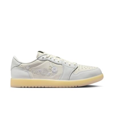 Air Jordan 1 Retro Low OG "Floral Swoosh" - Hvit - Joggesko Air Jordan 1 Retro Low OG "Floral Swoosh" - Hvit - Joggesko
