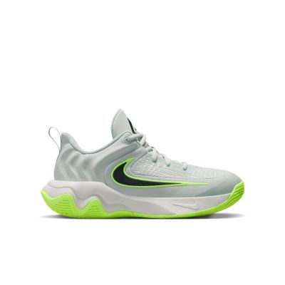 Nike Giannis Immortality 4 "Light Silver Volt Black" (GS) - Grå - Joggesko