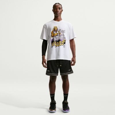 Nike LeBron "For The Record" Basketball Tee White - Hvit - Kortermet T-skjorte Nike LeBron "For The Record" Basketball Tee White - Hvit - Kortermet T-skjorte
