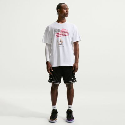 Nike LeBron "Old Glory" Basketball Tee - Hvit - Kortermet T-skjorte Nike LeBron "Old Glory" Basketball Tee - Hvit - Kortermet T-skjorte