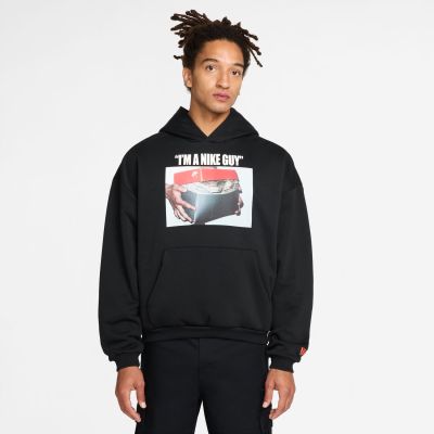 Nike Therma-FIT LeBron "Shoe Bag" Brushed Pullover Basketball Hoodie - Svart - Hettegenser Nike Therma-FIT LeBron "Shoe Bag" Brushed Pullover Basketball Hoodie - Svart - Hettegenser