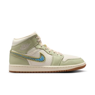Air Jordan 1 Mid SE "Olive Aura" Wmns - Grønn - Joggesko Air Jordan 1 Mid SE "Olive Aura" Wmns - Grønn - Joggesko